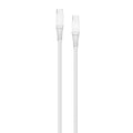 Mobilize Strong Nylon Cable USB-C to USB-C 2m. 100W White