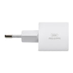 Mobilize Wall Charger USB-C GaN 30W with PD/PPS + USB-C Nylon Cable 1.2m White
