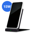 Mobilize Wireless Fast Charger Foldable 5W/7.5W/10W/15W PU Leather Black