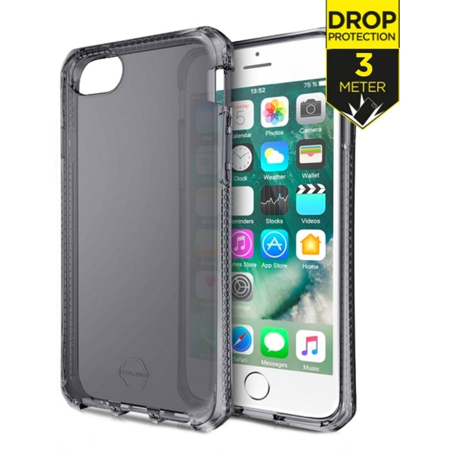 ITSKINS Level 2 SpectrumClear for Apple iPhone 6/6S/7/8/SE (2020/2022) Smoke
