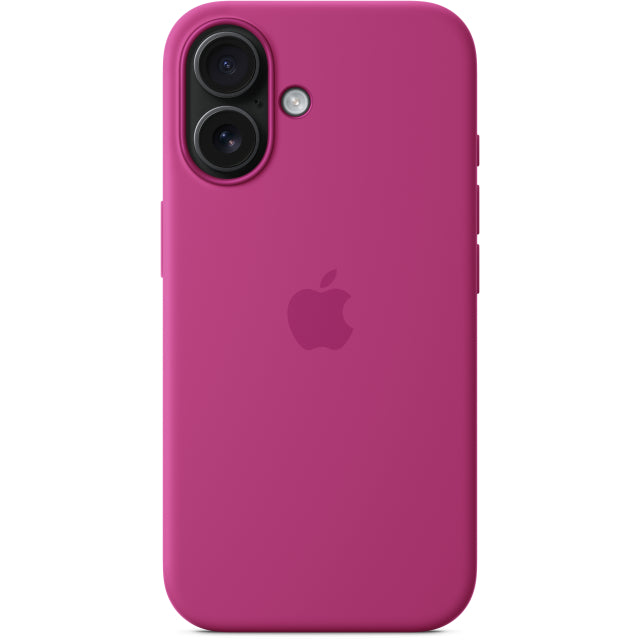 MYY53ZM/A Apple Silicone Case with MagSafe iPhone 16 Fuchsia
