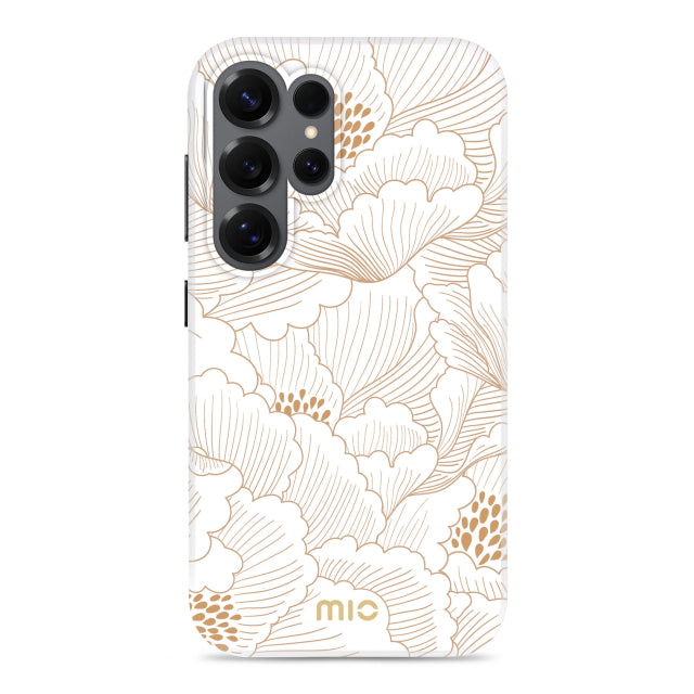 MIO White Roses Magsafe Compatible for Samsung S25 Ultra 5G
