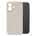 My Style Protective Flex Magsafe Compatible Case for Apple iPhone 16 Antique White