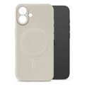 My Style Protective Flex Magsafe Compatible Case for Apple iPhone 16 Plus Antique White