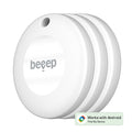 Beeep BeTag Android Tracker White & Keychain White - 3 pack