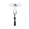 My Style Nylon Patch for Lanyard 5 Pieces - White  (No metal ring)