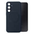My Style Protective Flex Magsafe Compatible Case for Samsung Galaxy S25 FE 5G Midnight Blue