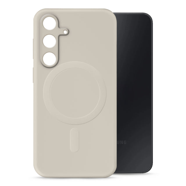 My Style Protective Flex Magsafe Compatible Case for Samsung Galaxy S25 FE 5G Antique White