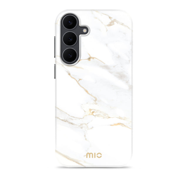 MIO White Marble Magsafe Compatible for Samsung S25 FE 5G